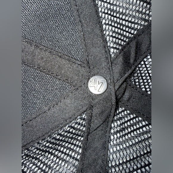 ’47 Brand MVP Adjustable Trucker Hat San Francisco Giants Black Mesh Cap (74) - Picture 8 of 10